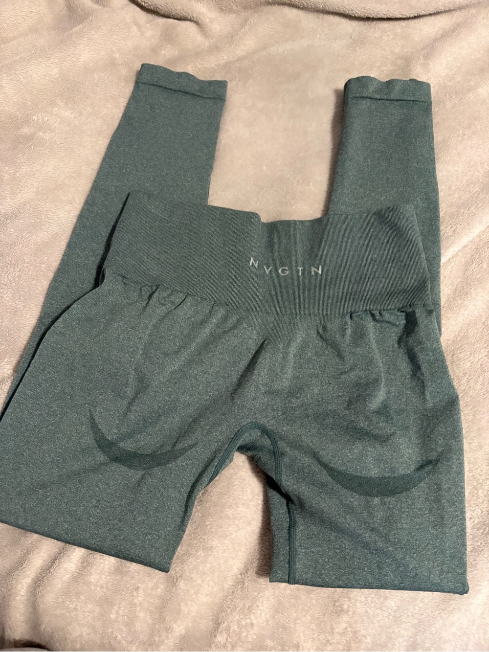 NVGTN Women’s Teal Seamless Athletic Leggings